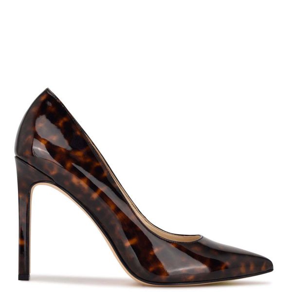 Nine West Tatiana Pointy Toe Brown Pumps | South Africa 84N73-7A80